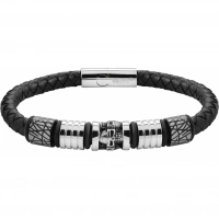 Браслет Zippo Five Charms Leather Bracelet с 5 шармами (22 см) купить в Вологде