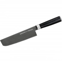Кухонный нож накири Samura Mo-V Stonewash 167 мм, сталь AUS-8, рукоять G10 купить в Вологде