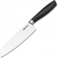 Кухонный нож шефа Bker Core Santoku, 163 мм, сталь X50CrMoV15, рукоять пластик купить в Вологде