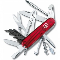 Нож перочинный Victorinox CyberTool, сталь X55CrMo14, рукоять Cellidor®, полупрозрачный красный купить в Вологде