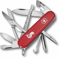 Нож перочинный Victorinox Fisherman, сталь X50CrMoV15, рукоять нейлон, красный купить в Вологде