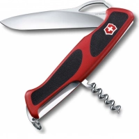 Нож перочинный Victorinox RangerGrip 63, сталь X55CrMo14, рукоять полиамид, красно-чёрный купить в Вологде