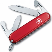 Нож перочинный Victorinox Recruit, сталь X55CrMo14, рукоять Cellidor®, красный купить в Вологде