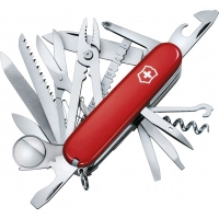 Нож перочинный Victorinox SwissChamp, сталь X55CrMo14, рукоять Cellidor®, красный купить в Вологде