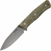 Нож с фиксированным клинком LionSteel B35, сталь Sleipner, рукоять Green canvas micarta купить в Вологде