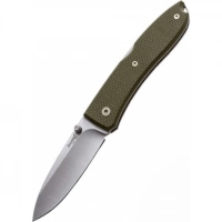 Нож складной Lionsteel Big Opera, сталь D2, рукоять G-10, зеленый купить в Вологде