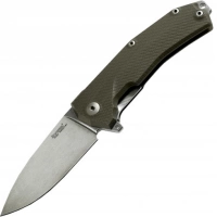 Нож складной LionSteel KUR GR G10 Green Flipper, сталь Uddeholm Sleipner®, стеклотекстолит, зелёный купить в Вологде