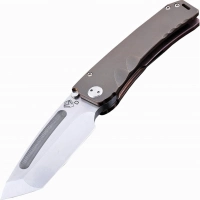 Нож складной Medford Marauder Tanto, сталь D2 Tool Steel, рукоять титановый сплав, бронзовый купить в Вологде