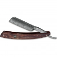 Опасная бритва Boker Damascus Curly Birch 6/8, сталь дамаск, рукоять коричневая береза купить в Вологде