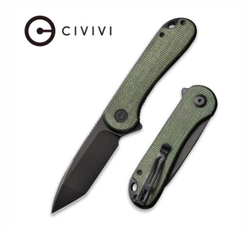 Складной нож CIVIVI Elementum, сталь D2, Green Micarta