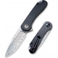 Складной нож CIVIVI Elementum, сталь Damascus, Black G10/Carbon купить в Вологде