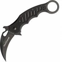 Складной нож Fox Karambit, сталь N690, рукоять стеклотекстолит G-10, чёрный купить в Вологде