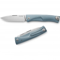 Складной нож LionSteel Thrill, сталь M390, рукоять Blue titanium купить в Вологде