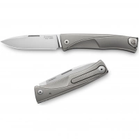 Складной нож LionSteel Thrill, сталь M390, рукоять Grey titanium купить в Вологде