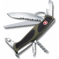 Складной нож Victorinox, сталь X55CrMo14, рукоять полиамид, черно-зеленый купить в Вологде