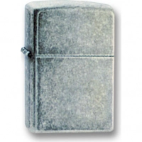 Зажигалка ZIPPO Antique Silver Plate, латунь с покрытием ™Plate, серебристый, матовая, 36х12×56 мм купить в Вологде