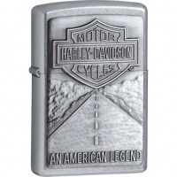 Зажигалка ZIPPO Harley-Davidson® Легенда, с покрытием Street Chrome™ купить в Вологде